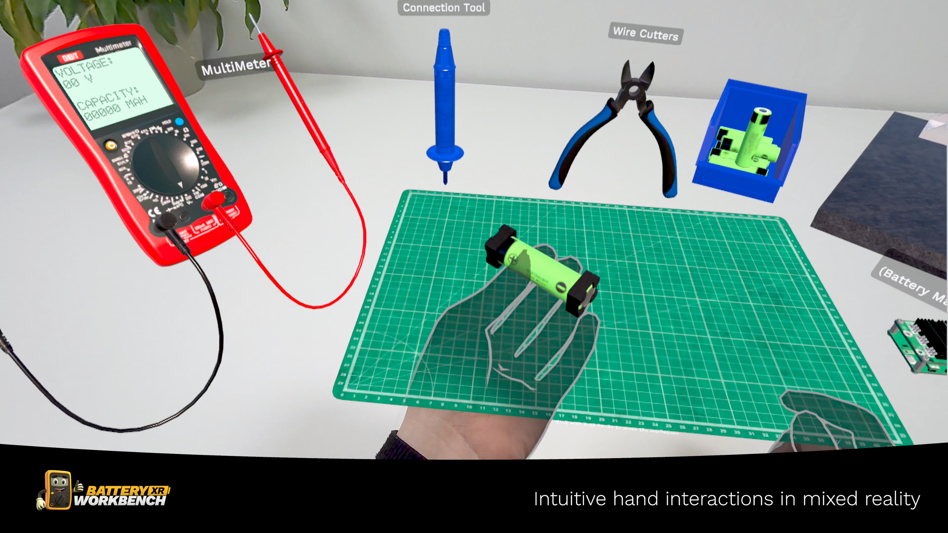 Measuring voltage with multimeter